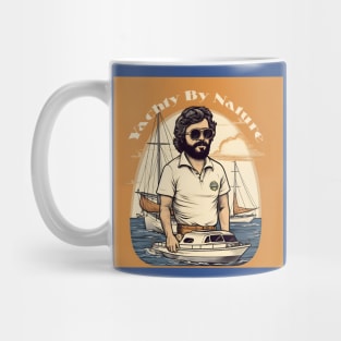 Yachty By Nature Yacht Rock Sailing Nautical Mug